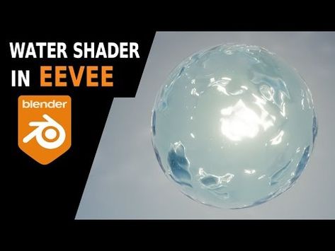 (219) Water Shader in Blender Eevee (Preview) - YouTube Realistic Tutorial, 3d Modeling Tutorial, Make It, Water