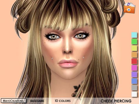 - basegame  Found in TSR Category 'Sims 4 Female Rings' Sims 4 Piercing, Cheeks Piercing, Cheek Piercing, Dimple Piercing, Dance Jackets, Cheek Piercings, Sims 4 Tattoos, Sims 4 Tsr, Big Wedding Dresses