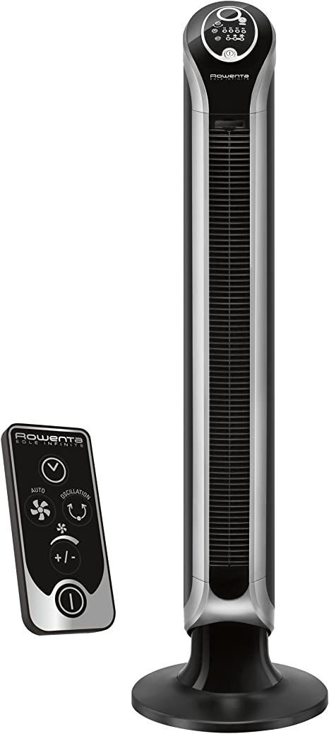 Rowenta VU6670 Fresh 180 Degree Tower Fan, Silent, Tall, with Remote Control Standing Fans, Pedestal Fan, Harley Quinn Comic, Tower Fan, Old Advertisements, Dream House Rooms, Electric Fan, Space Heater, Floor Fan