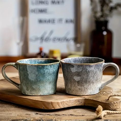 Object References, House Cafe, Cozy Coffee Shop, Pottery Inspo, Cerámica Ideas, Cozy Coffee, Flat Ideas, Couple Mugs, Glaze Ceramics