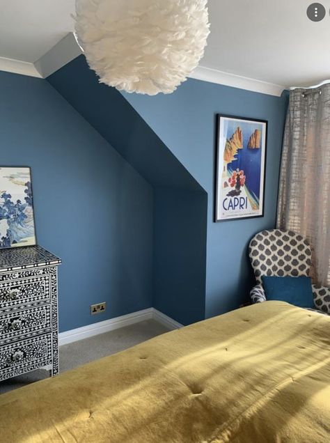 Inchyra Blue, Grey Painting, Wall Exterior, Chinese Blue, Farrow And Ball, Room Display, In The Bedroom, Chinese Ceramics, Exterior Wood