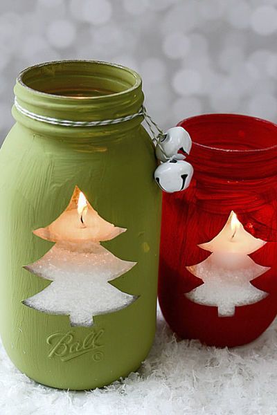 Mason Jar Christmas Crafts, Easy Homemade Christmas Gifts, Mason Jar Christmas Gifts, Easy Christmas Ornaments, Homemade Christmas Decorations, Christmas Crafts To Make, Christmas Mason Jars, Mason Jar Crafts Diy, Diy Christmas Decorations Easy