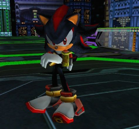 SEGA DREANCAST: SONIC ADVENTURE 2 Shadow The Hedgehog Sonic Adventure 2, Sa2 Shadow, Sonic Adventure 2 Pfp, Shadow Sonic Adventure 2, Sonic Widgets, Shadow The Hedgehog Icon, Silly Sonic, Goofy Pfp, Spam Pfp