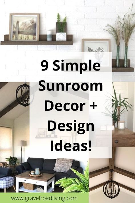 Sunroom Shelf Decor, Ideas For Sunroom Decorating, Decorating A Sunroom On A Budget, How To Decorate A Sunroom Ideas, How To Decorate Sunroom, Rustic Sunroom Decorating Ideas, Indoor Sunroom Furniture Ideas Cozy, Small Sun Porch Decorating Ideas, Sunroom Furniture Ideas Cozy