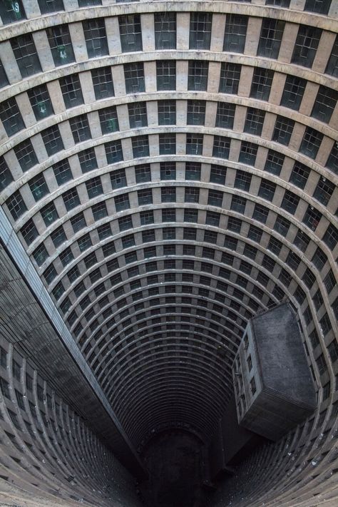 A concrete-framed gymnasium in China and a seemingly endless atrium in South Africa feature among images vying to be named architecture photograph of 2017 Architecture Cool, Brutalism Architecture, Building Images, Brutalist Design, City Apartments, Aerial Images, Architectural Photographers, Brutalist Architecture, City Architecture