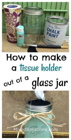 Chalk Paint Mason Jars, Diy Hanging Shelves, Mason Jar Projects, Mason Jar Flowers, Ge Bort, Diy Jar Crafts, Wine Bottle Diy Crafts, Mason Jar Crafts Diy, Wine Bottle Diy