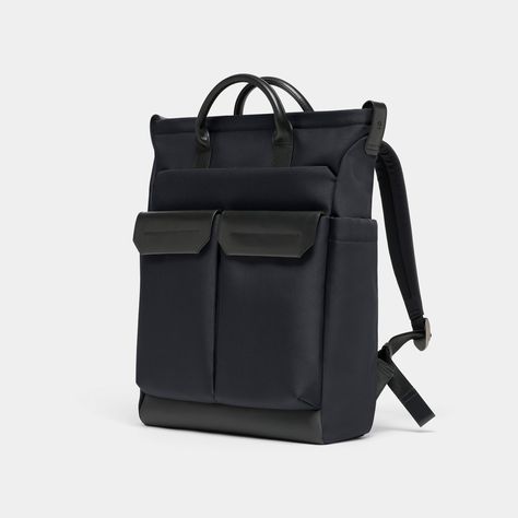 Combining the best of backpack and tote, our Clarke Totepack strikes a sophisticated tone in a hyper functional format. Padded Pouch, Pack Bag, Backpack Waterproof, Hybrid Design, Slim Wallet, Bag Design, Laptop Pocket, Tote Backpack, Soft Suede