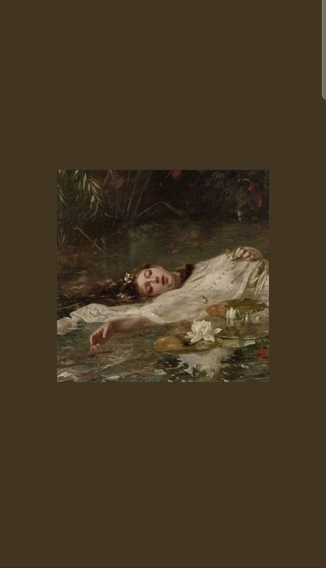 Ładny, fajny a  nie fajny nie bo pani od polaka mnie zabije Ophelia Painting Wallpaper, Ophelia Painting, Ratu Elizabeth, Rennaissance Art, Brown Wallpaper, Historical Art, Vintage Poster Art, Painting Wallpaper, Ethereal Art