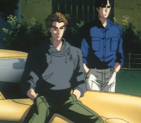 Takahashi Brothers, Initial D Car, Call Me Maybe, Original Iphone Wallpaper, Initial D, Normal Guys, 90s Anime, Jojo Bizzare Adventure, Anime Scenery Wallpaper