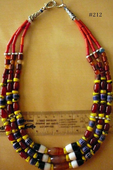 Dalisdis Necklace by Kalinga Beads. Beautiful clasp and three strands of colorful beads. Filipino Necklace, Filipino Accessories, Philippine Jewelry, Philippine Fashion, Millefiori Beads, Philippines Fashion, Ancient Beads, Filipino Culture, Beading Ideas