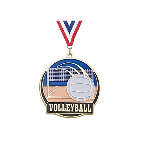 Hi-Tech Series Volleyball Medal | Awards International Volleyball Medal, Corporate Awards, On Time, To Meet, Volleyball