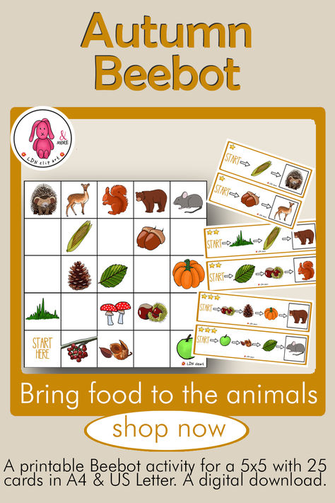 Beebot mat activity with autumn theme Bee Bot Activities, Bee Bot Mats, Bee Bots, Autumn Activity, Autumn Animals, Fall Activity, Autumn Activities, The Animals, Speech Therapy