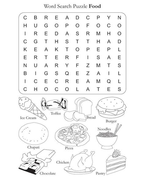 Word Search Puzzle Food | Download Free Word Search Puzzle Food for kids | Best Coloring Pages Ingles Kids, Word Puzzles For Kids, Puzzle Food, Free Word Search Puzzles, Kids Word Search, Free Printable Word Searches, Free Word Search, Nature Words, English Worksheets For Kids