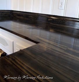 Diy Wood Counters, Beautiful Countertops, Countertop Makeover, Diy Kitchen Countertops, Kitchen Counter Top, Diy Holz, Up House, Wood Countertops, Trendy Kitchen