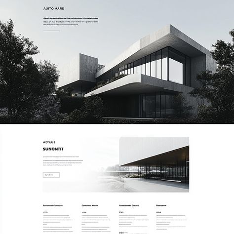 Architecture website design, minimalist UX design Architecture Landing Page, Architecture Website Design, Website Design Minimalist, Architecture Website, Agency Website Design, Agency Website, Seo Specialist, Responsive Web, Design Minimalist