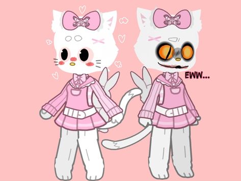 Hello Kitty In Gacha Club, New Years Eve Party Ideas Decorations, Cat Headband, Adorable Homes Game, Cat Oc, Gacha Ocs, Hello Kitty Art, Iphone Wallpaper Pattern, Gacha Stuff