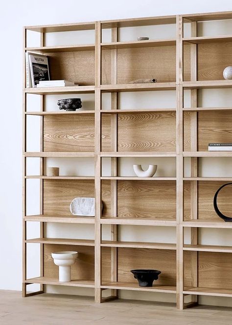 Japanese Shelf, Modular Bookshelf, Modular Shelf, Fulton Street, Japanese Woodworking, Bookcase Design, Shelving Design, Bookshelf Design, Modular Shelving