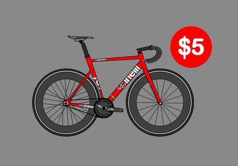 I will draw any bike into a cartoon from the photos you send Bicycle Illustration, Bike Drawing, Fixed Gear Bike, Graph Design, Fixed Gear, A Cartoon, 1 Day, High Resolution, Bicycle