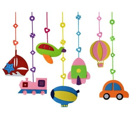 Description Wanting to make your classroom extra-special? This set of hanging decorations favor should be a great options. Let your young kids, teachers and students feel the excitement and fun. Great for classroom, elementary, kindergarten, and etc. It is made of material, which can be used for a long time. Features - Color: Assorted color. - Material: Felt Fabric. - Size: 20.00X12.00X0.10cm/7.86X4.72X0.04inch. - It is made of felt fabric material, which can be used for a long time. - Bright co Classroom Elementary, Transportation Party, Ceiling Decorations, House Ceiling, Pc Table, Construction Birthday, Hanging Decorations, School Decorations, Ceiling Decor