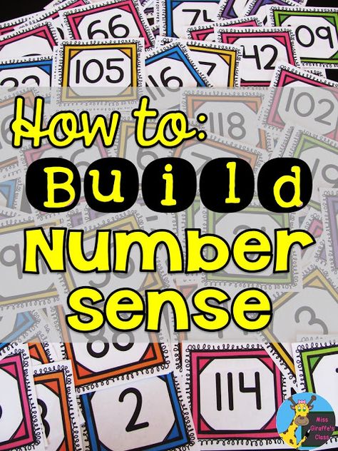 Number Sense Worksheets, Building Number Sense, Number Sense Activities, Math Number Sense, Teaching Numbers, Math Intervention, Teaching First Grade, Homeschool Math, Math Numbers