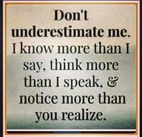 Im not dumb Don't Underestimate Me, Dont Underestimate Me, Underestimate Me, Truth Be Told, Canvas Patterns, Plastic Canvas, The Words, Great Quotes, Wisdom Quotes