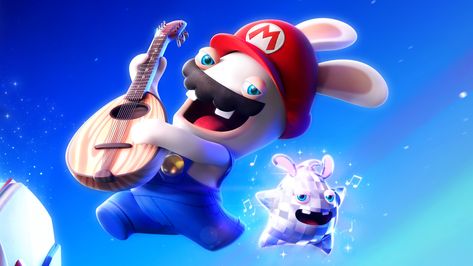 Mario Rabbids Sparks Of Hope Fanart, Rabbids Mario, Mario Rabbids, 3d Pose, Mario Fan Art, Super Mario 3d, Key Art, Paper Mario, 3d Games