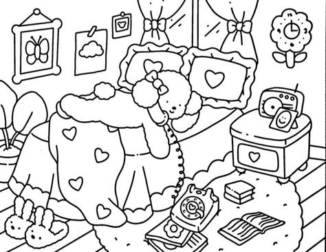 Cutesy Coloring Pages, Bold Line Coloring Pages, Bobbies Goods Coloring Pages, Pencil Shaving Art, Coco Wyo Coloring, Bobbie Goods Coloring Pages, Printable Drawings, Colouring Book Pages, Coco Wyo