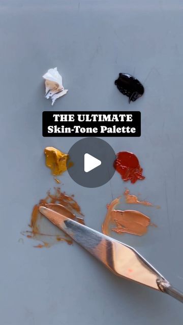 Skin Colours Chart, Skin Tones Oil Painting, Mixing Skin Tones Oil, Mixing Oil Paint Colors, Skin Tone Chart Art, Skin Tone Color Palette Painting, Skin Tone Paint, Skintone Palettes, Skin Tone Palette