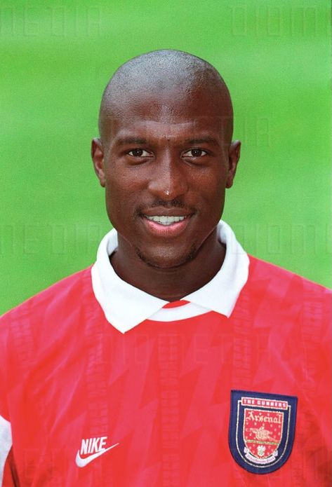 Kevin Campbell of Arsenal in 1994. Kevin Campbell, Arsenal Fc, Arsenal, Football, Nike, Quick Saves, American Football