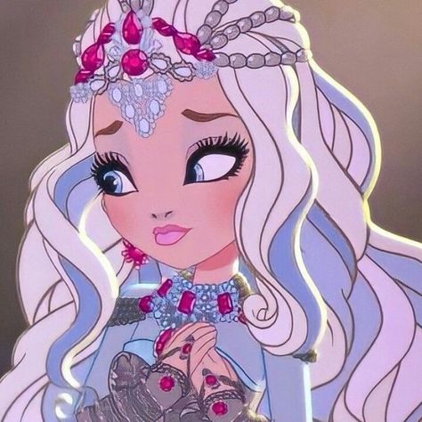 Darling Charming Icons, Darling Charming Aesthetic, Eah Icons, Darling Charming, Charming Aesthetic, My Bestie, Ever After High, White Hair, Ever After