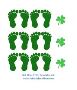 Printable Leprechaun feet Leprechaun Footprints Printable, Leprechaun Footprints, Elementary Crafts, March Lessons, Teaching Crafts, Indoor Activities For Toddlers, March Activities, St Patrick Day Activities, Toddler Classroom