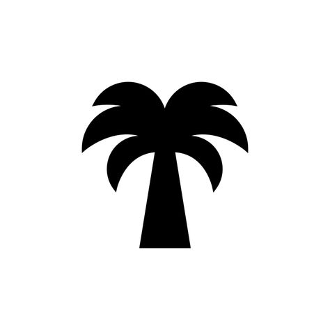 Fun Symbols, Palm Tree Images, Palm Tree Icon, Tree Stencil, Tree Icon, Tropical Climate, Coconut Tree, Home Icon, Vector Png