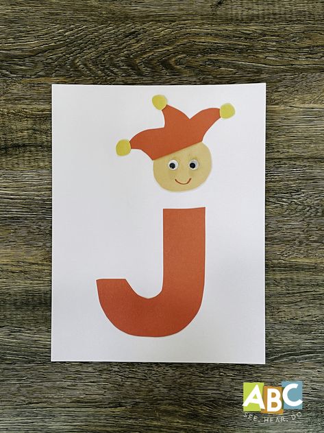 J Projects For Preschoolers, Letter J Crafts For Kindergarten, J Letter Craft, Letter J Crafts For Toddlers, J Is For, Penny Activities, Letter J Crafts For Preschoolers, Letter J Activities For Preschool, Letter J Craft