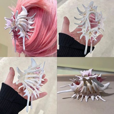 Mermaid Aesthetic, Hair Combs, Dream Jewelry, Pretty Jewellery, Festival Outfits, Pink Hair, Cute Jewelry, Cute Fashion, The Process