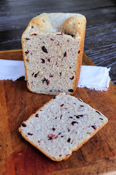 Bread Machine Classic Cranberry Walnut Bread Bread Machine Cranberry Bread, Bread Machine Cranberry Walnut Bread, Cranberry Bread Machine Recipes, Yeast Bread Machine Recipes, Cranberry Walnut Bread Recipe, Bread Recipe For Bread Machine, Recipe For Bread Machine, Breadmaker Recipes, Bread Machine Recipes Sweet