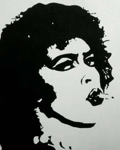 ~ † Tim Curry As †  Frank † N † Furter  In The Rocky Horror Picture Show † Horror Painting, Frank N Furter, Random Prints, Kunst Tattoos, Rocky Horror Show, Tim Curry, Arte Punk, The Rocky Horror Picture Show, Horror Picture Show