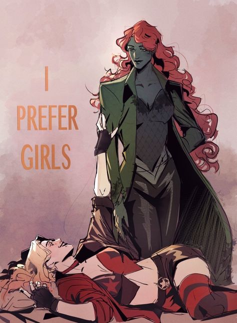 Poison Ivy Gotham, Ivy Gotham, Harley And Ivy, Harley Quinn Poison Ivy, Gotham City Sirens, Pamela Isley, Harleen Quinzel, Harley Quinn Artwork, Gotham Girls