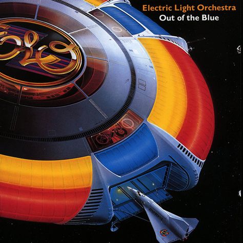 Electric Light rchestra - Out of the Blue 1977 Rock Album Cover, Greatest Album Covers, Classic Rock Albums, Electric Light Orchestra, Rock Album Covers, Classic Album Covers, Iconic Album Covers, Turn To Stone, Electric Light