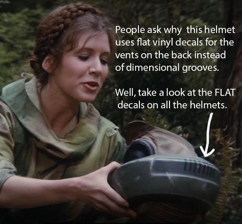 Princess Leia Endor, Leia Endor, Prop Replicas, Star Wars Helmet, Set Building, Star Wars Costumes, May The 4th, Replica Prop, Star Wars Rebels