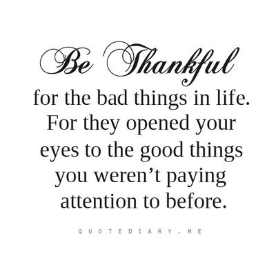 I have learned so much thru the bad things in my life and im still learning till this day I have made mistakes in my life many ive repeated more then once and some im not pround of but im so thankful for all the things ive learned and appreciate now E Mc2, On The Bright Side, Bad Things, Thank You God, Be Grateful, Bright Side, Quotable Quotes, Good Thoughts, My Eyes