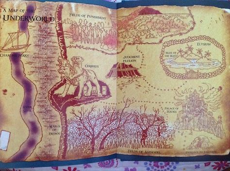 Map of the Underworld Underworld Map, Greek Underworld, The Titan's Curse, Blood Of Olympus, Percy Jackson Humor, Wise Girl, Percy Jackson Quotes, The Underworld, The Heroes Of Olympus