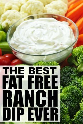 Low Fat Dip For Veggies, Greek Nonfat Yogurt Recipes, Fat Free Lunch Ideas, Fat Free Ranch Dressing Recipe, Fat Free Dressing Recipes, Fat Free Greek Yogurt Recipes, Fat Free Meals, Fat Free Foods, Low Fat Dips