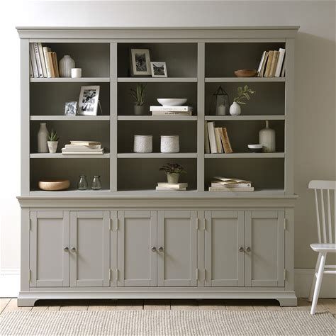 Dresser Bookcase, Open Cupboard, Dining Room Dresser, Cotswold Company, Narrow Dresser, Room Dresser, Traditional Dressers, Open Plan Kitchen Living Room, Small Bookcase