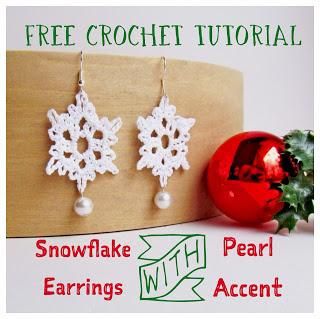 Snowflake earrings Crochet Christmas Hats, Crochet Snowflake, Crochet Jewlery, Crochet Snowflake Pattern, Crochet Jewelry Patterns, Crochet Earrings Pattern, Crochet Snowflakes, Snowflake Earrings, Holiday Crochet