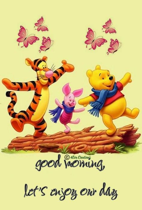 Pooh Good Morning, Pooh Images, Tigger Disney, Winnie The Pooh And Friends, Good Morning Greeting Cards, Winnie The Pooh Pictures, Pooh And Friends, Good Morning Sunshine Quotes, Cute Winnie The Pooh