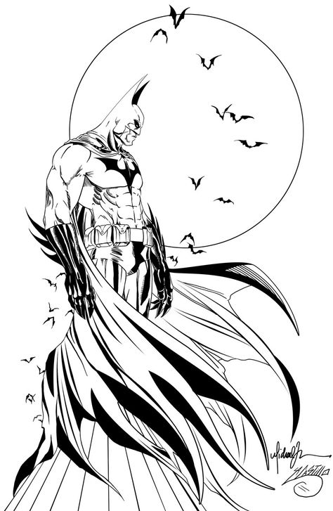 Flash Coloring Pages, Superman Coloring Pages, Batman Coloring, Batman Coloring Pages, Batman Drawing, Coloring Pages For Grown Ups, Michael Turner, Rainbow Canvas, Art Basics