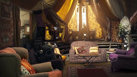 Harry Potter Tent, Tented Room, Fantasy Tent, Harry Potter Inspired Decor, Tent Kids Room, Adventurers Club, The Weasleys, Quidditch World Cup, Room Ambience