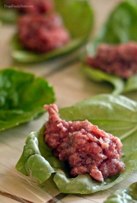 Ground Beef Basil Wraps, Frugal Family Home Ground Beef Basil Recipes, Ground Beef And Basil Recipes, Basil Ground Beef, Basil Rolls, Vegetarian Meal Plan, Basil Recipes, Frugal Family, Vegetarian Meal, Fish Sauce