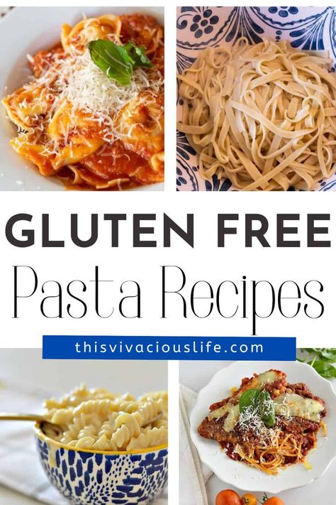 I've put together a list of tried-and-true gluten free pasta recipes that that we cook regularly when we want a classic comfort meal. From fresh tortellini pomodoro to a more unique pulled pork pasta, these recipes are guaranteed to impress and make your gluten-free Italian cooking journey a breeze. Gluten Free Pasta Dishes Easy, Tortellini Pomodoro, Gluten Free Homemade Pasta, Gluten Free Pasta Recipes, Gluten Free Tortellini, Pulled Pork Pasta, Gluten Free Italian Recipes, Gluten Free Egg Noodles, Homemade Gluten Free Pasta