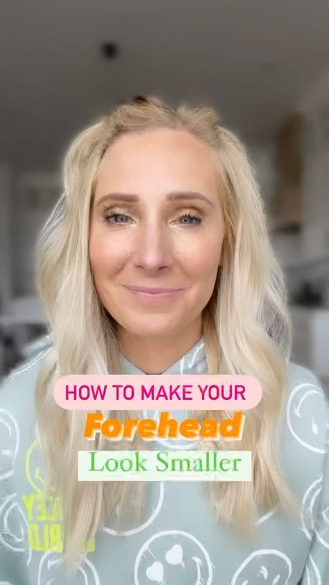 laurenlhale on Instagram: The answer to making your forehead appear smaller is not surgery💉it’s actually contour! Try this forehead contour trick and you will nail… How To Contour Your Forehead Smaller, How To Contour A Big Forehead, Hairstyles That Hide Forehead, Hairstyles To Make Forehead Smaller, Big Forehead Contour, How To Make Ur Forehead Smaller, Contour For Big Forehead, Hair For Large Forehead, Hairstyles That Cover Forehead